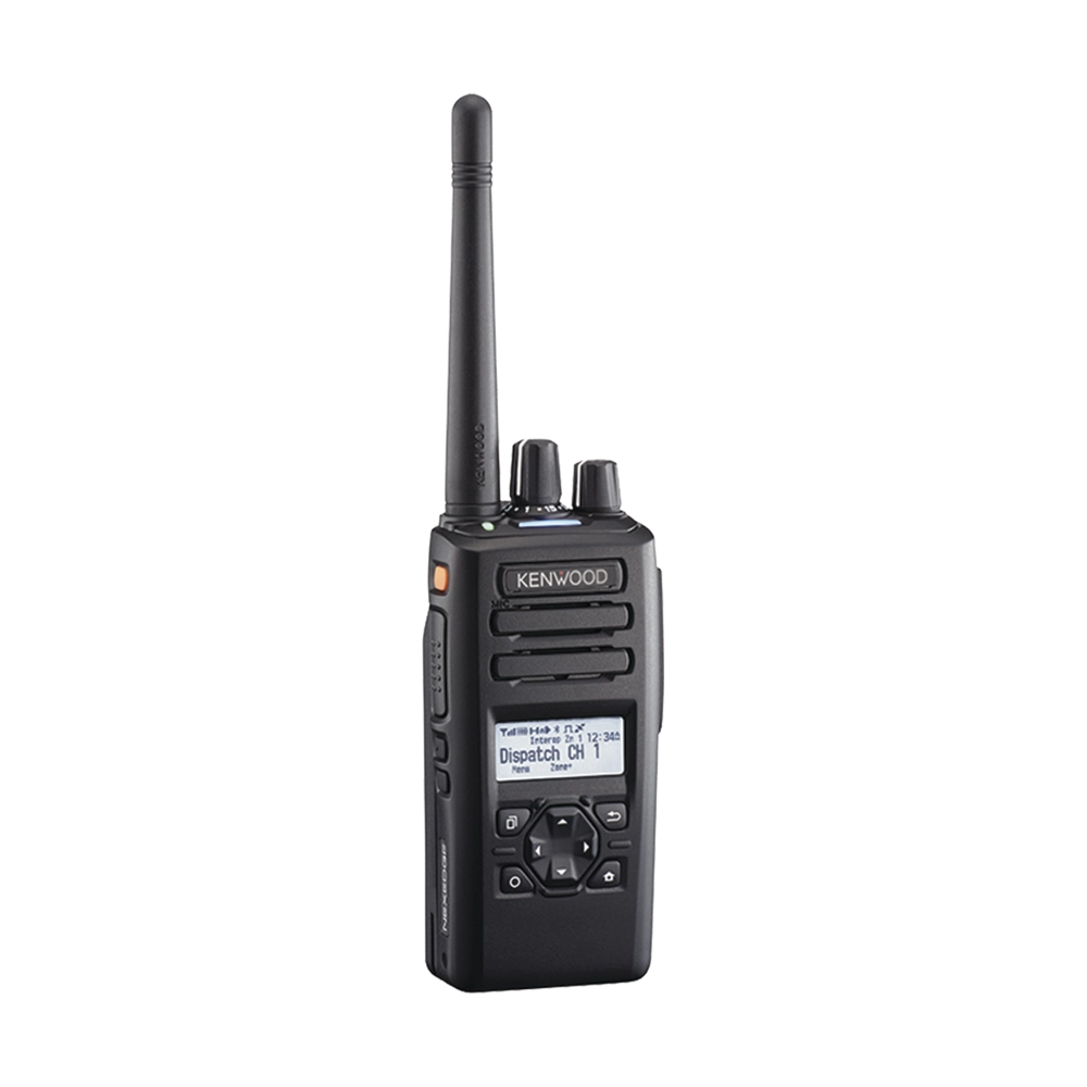 Imagen original de radio portátil robusto para operación industrial y uso intensivo